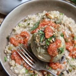 Risotto Stuffed Fennel