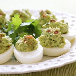 Guacamole Deviled Eggs