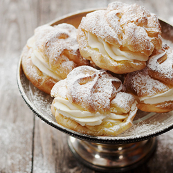 Cannoli Cream Puffs