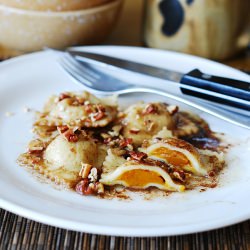 Pumpkin Ravioli with Brown Butter