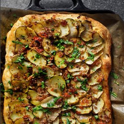 Scalloped Potato Pizza