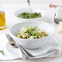 Sunchoke Tagliatelle with pesto