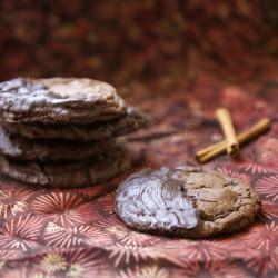 Cinnamon Chocolate Dipped Cookies