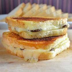 Grilled Mushroom and Swiss Cheese