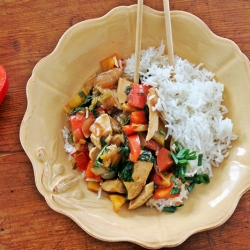 Thai Basil Chicken Stir Fry