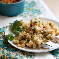 Cilantro-Lime Quinoa with Almonds