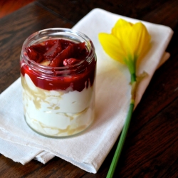 Tahini Yogurt with Blood Orange