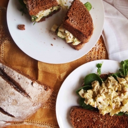 Equinox Egg Salad & Black Bread