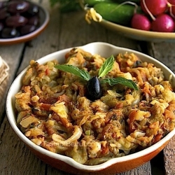 Eggplant, Morroccan-style