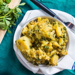 Sweet Potato Fenugreek Saute