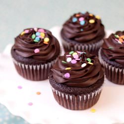 “Skinny” Chocolate Cupcakes