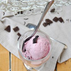 Hibiscus Flowers Ice Cream