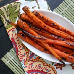 Maple Cardamom Roasted Carrots