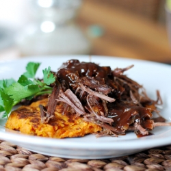 Brisket with Bourbon Espresso Glaze