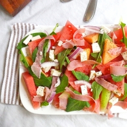 Melon and Prosciutto Salad