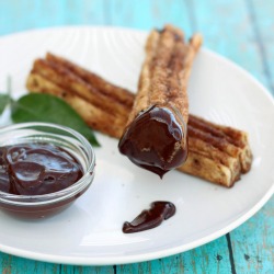 Faux Churros with Mexican Chocolate