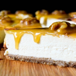 Baked Tofu Maple Cheesecake