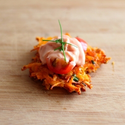 Sweet Potato Hash Browns with Aioli