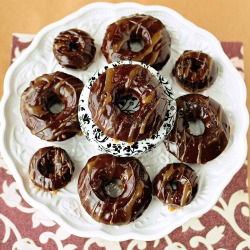 Salted Caramel Mocha Donuts