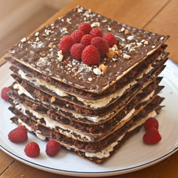 9-Layer No-Bake Matzo Cake