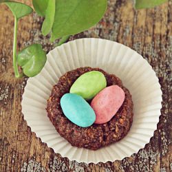 Fondant Eggs In Macaroon Nests