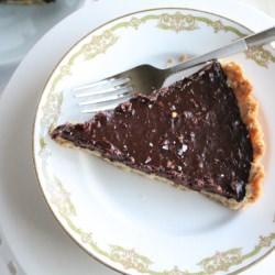 Bittersweet Chocolate Hazelnut Tart