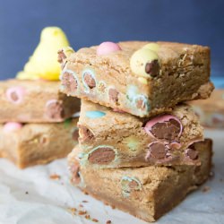 Peanut Butter Chocolate Blondies