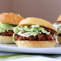 Vegetarian Sloppy Joe Sliders