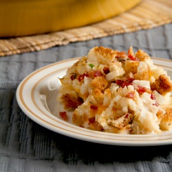 Cheesy Potato & Bacon Brown Betty