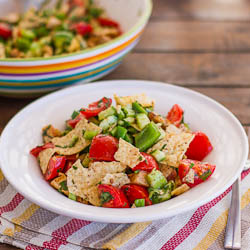 Fattoush Salad with Chicken