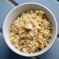 Cheesy Chicken Brown Rice Bowl