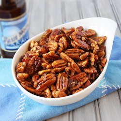 Bacon and Beer Glazed Pecans