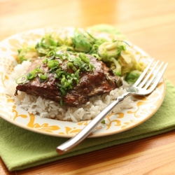 Balsamic Ginger Marinated Salmon