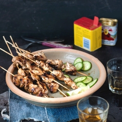 Maple Lime Chicken Skewers