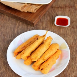 Baby Corn Spicy Fritters