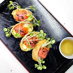 Smoked Salmon Avocado Tofu Pockets