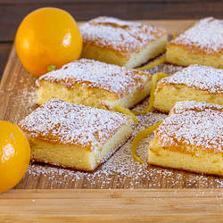 Two Ingredient Fat Free Lemon Bars