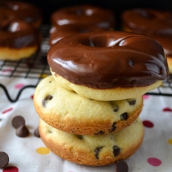 Baked Chocolate Chip Donuts