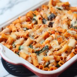 Cheesy Baked Rigatoni