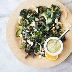 Roasted Kale Salad