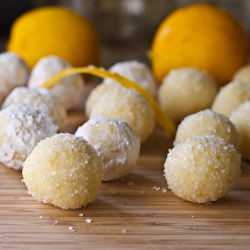 White Chocolate Lemon Truffles