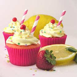 Strawberry Lemonade Cupcakes