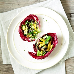 Sprout + Crunch Radicchio Cups