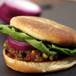 Spicy Black Bean Burgers