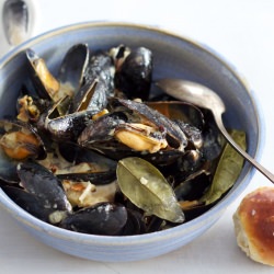 Coconut Mussels with Lemon Grass