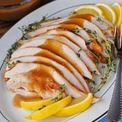 Lemon-Thyme Turkey with Lemon Gravy