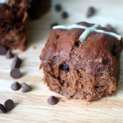 Double Chocolate Hot Cross Buns