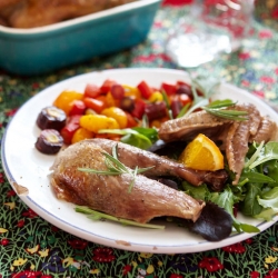 Citrus Rosemary Roast Pheasant