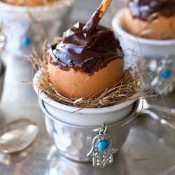 Egg in Chocolate Cream