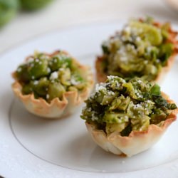 Brussel Sprout Asparagus Bites